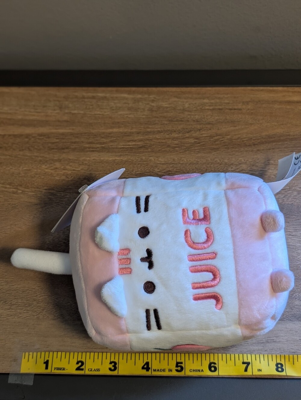 Pusheen Pink Apple Juice Box Sips Plush New Kawaii - Picture 11 of 11